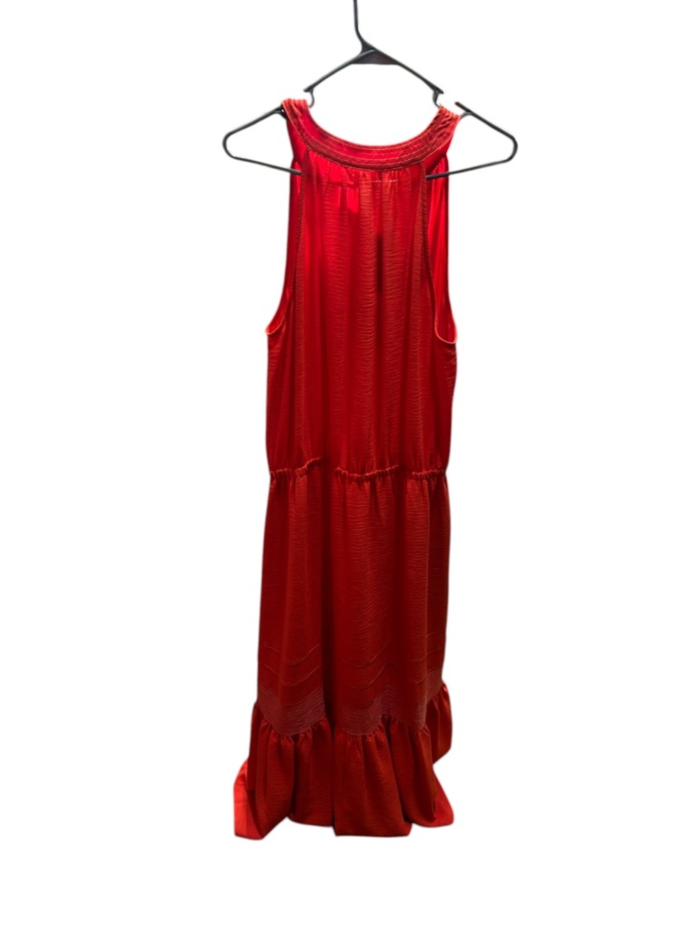 NWT Ramy Brook Carmen Midi Dress Flame Color Size XL - Picture 5 of 11